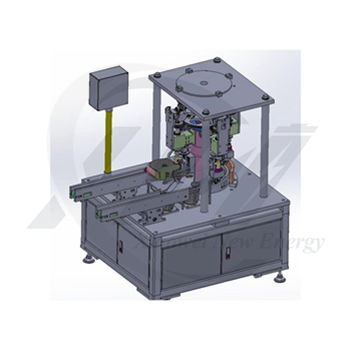 Cylindrical cell auto grooving machine