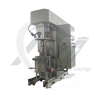 2-XW-XFZH30L-Planetary Mixer machine with 4blade Vacuum pump Water chiller